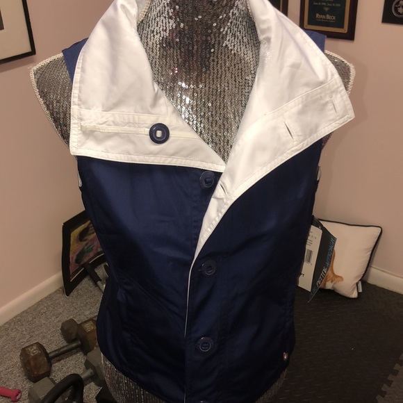 NWT Ralph Lauren Reversible Winter Vest Petite - Picture 2 of 13
